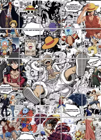 Collage of various anime characters and scenes